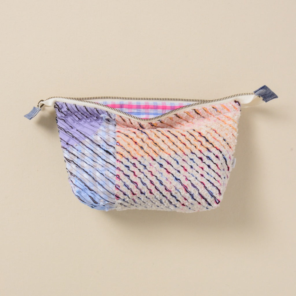 スラッシュキルト|まち付きポーチ大