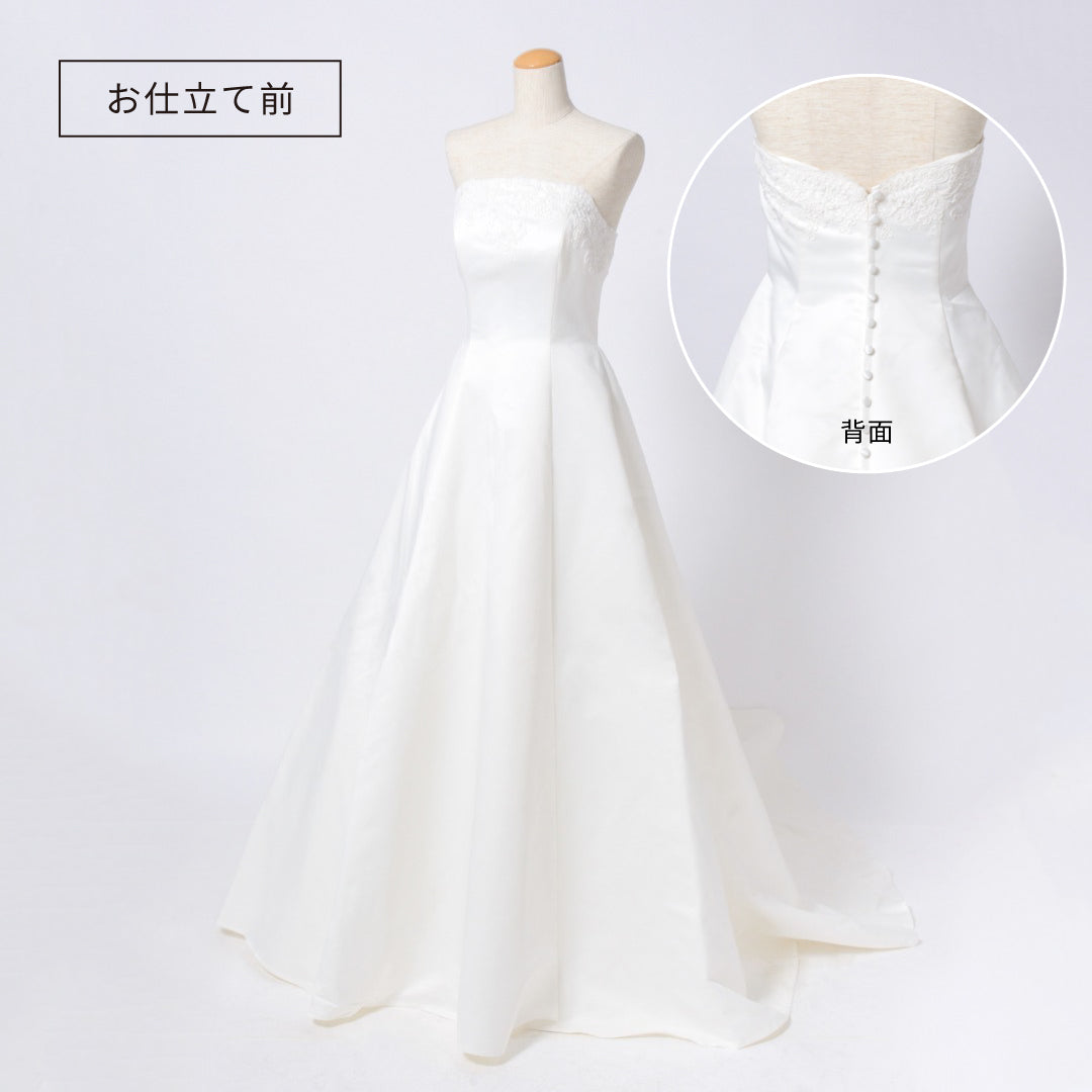 【ぬい服】リメイクするデザイン|ウエディングドレス&ベールセット