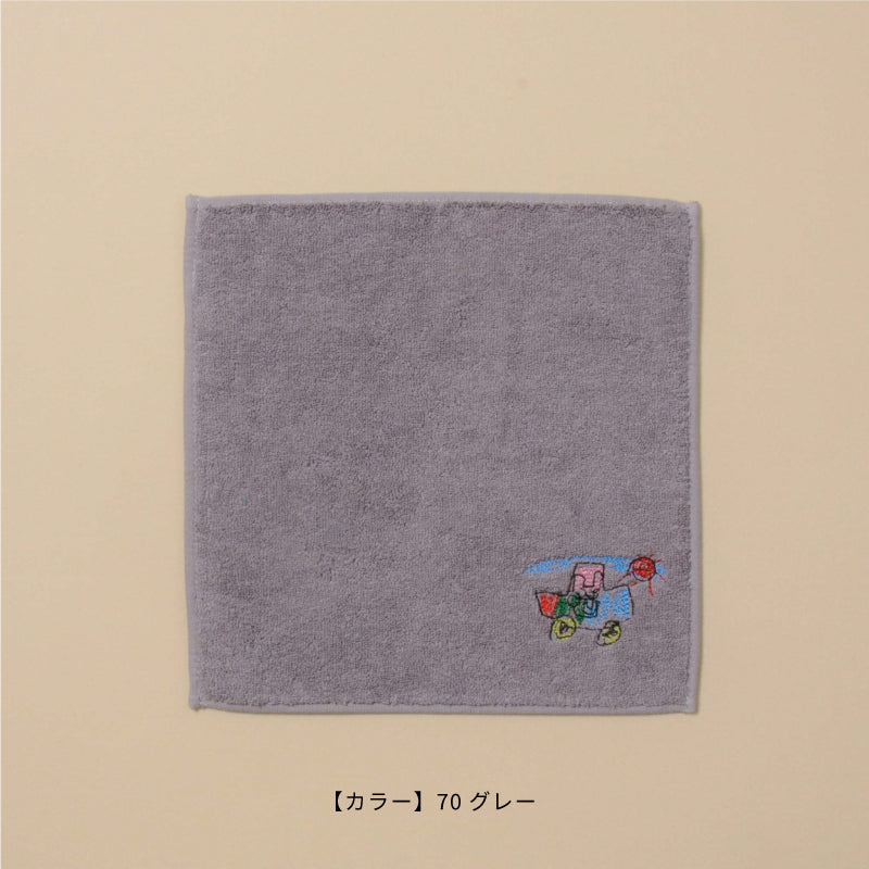 【お絵描き刺繍】今治タオルハンカチ