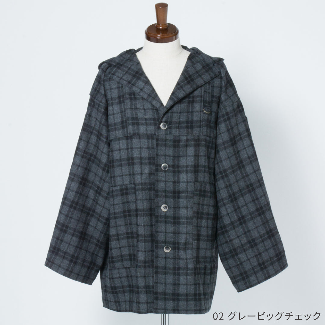 「ふたばのかぜ」フードパーカー / UNISEX