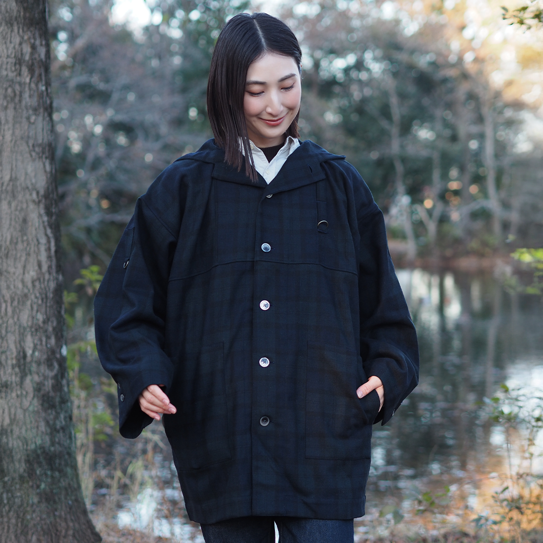 「ふたばのかぜ」フードパーカー / UNISEX