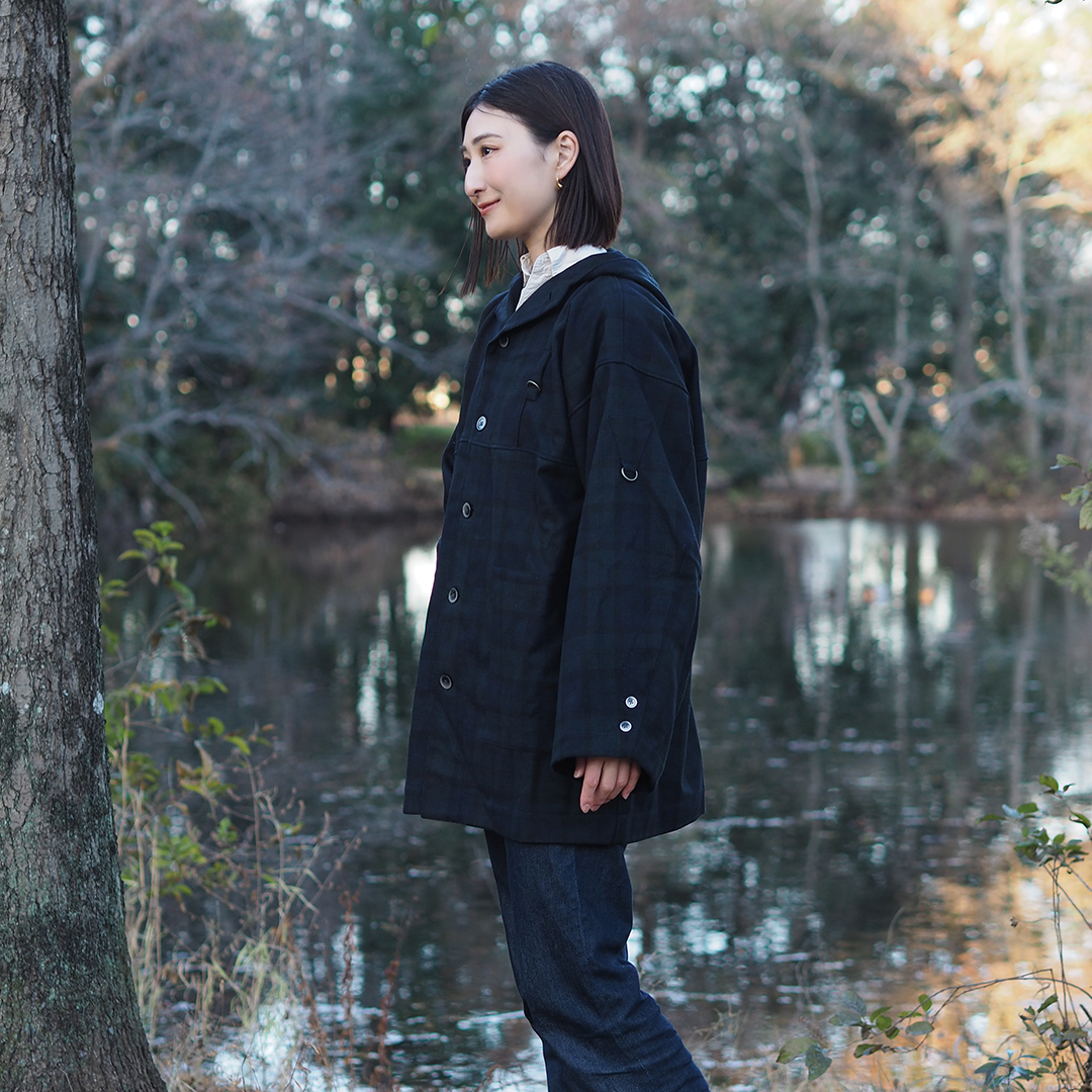 「ふたばのかぜ」フードパーカー / UNISEX