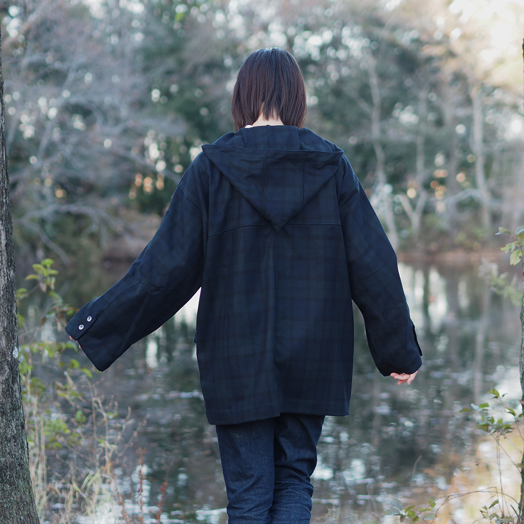 「ふたばのかぜ」フードパーカー / UNISEX