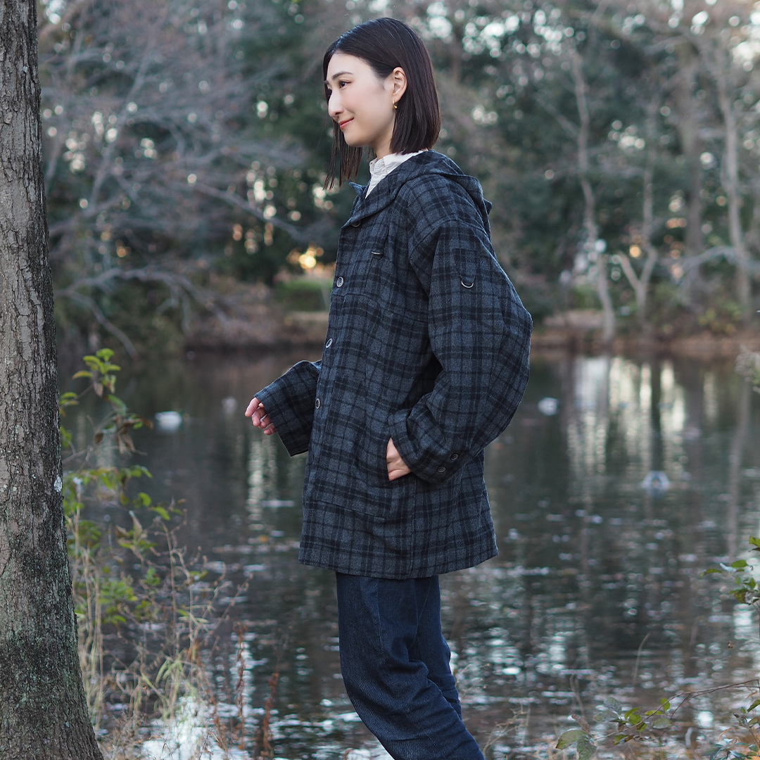 「ふたばのかぜ」フードパーカー / UNISEX