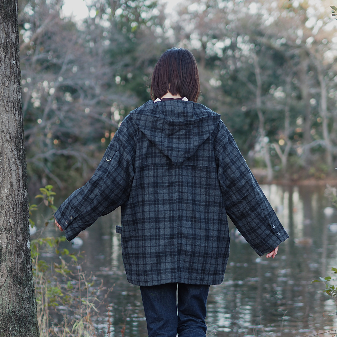 「ふたばのかぜ」フードパーカー / UNISEX