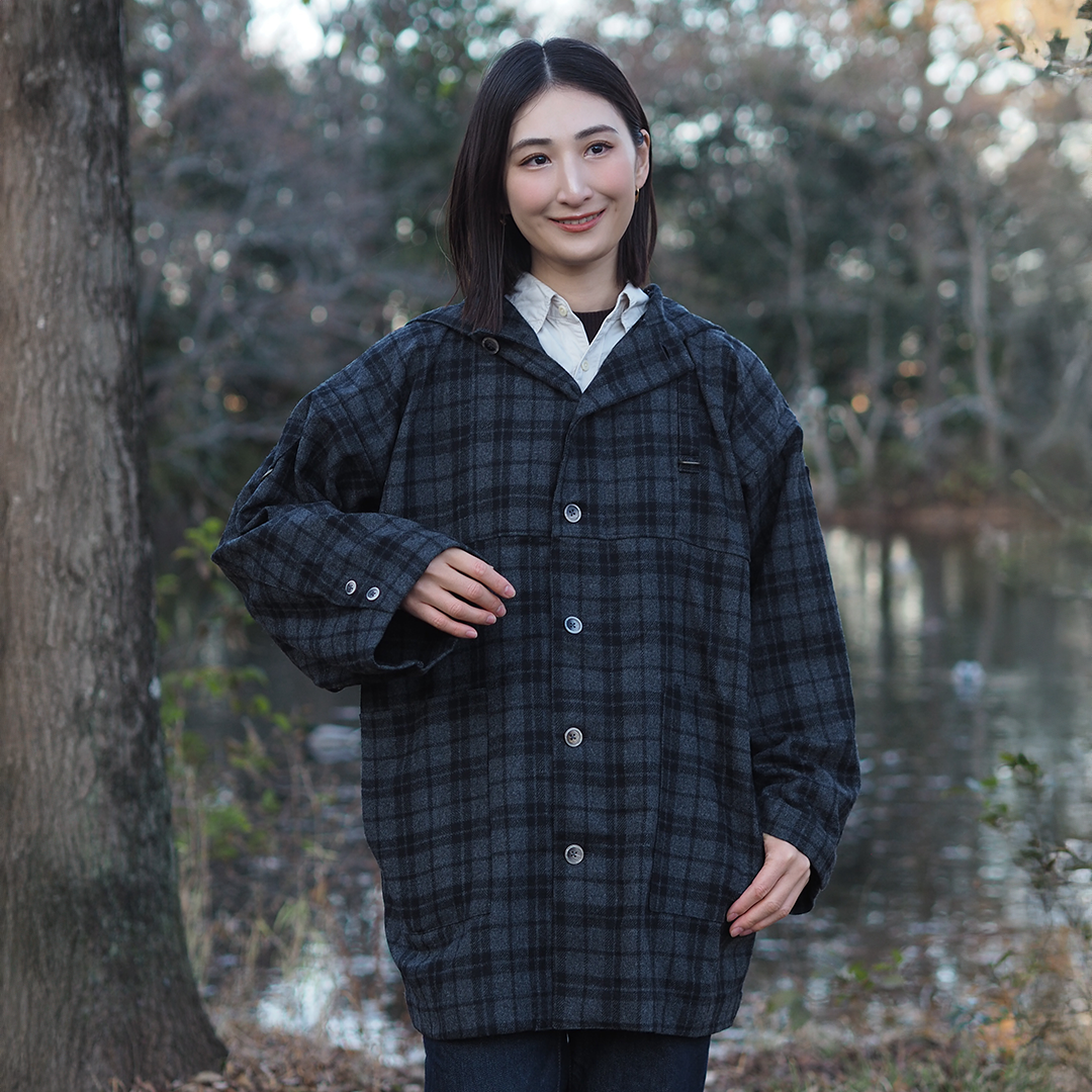 「ふたばのかぜ」フードパーカー / UNISEX