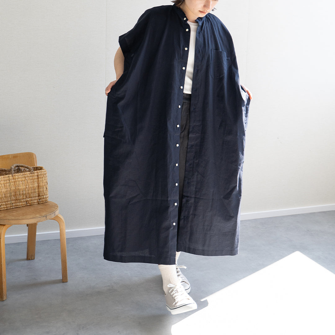 「ふたばのかぜ」ワイドノースリーブ・ワンピース / WOMENS