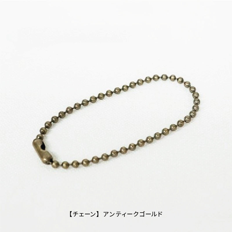 お絵描き刺繍・レザーチャーム [グリーン(11)]
